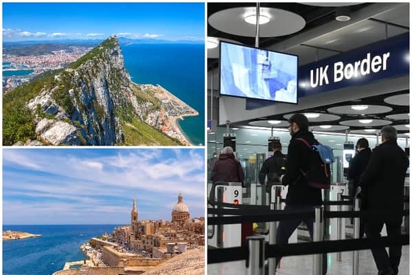 Malta and Gibraltar are set to be included on the UK government’s ‘green list’ after May 17 (Shutterstock)