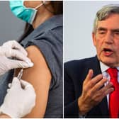 Gordon Brown has called for the mass vaccination of the world to be the primary focus of the G7 summit (Photos: Getty Images and Shutterstock)