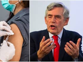 Gordon Brown has called for the mass vaccination of the world to be the primary focus of the G7 summit (Photos: Getty Images and Shutterstock)