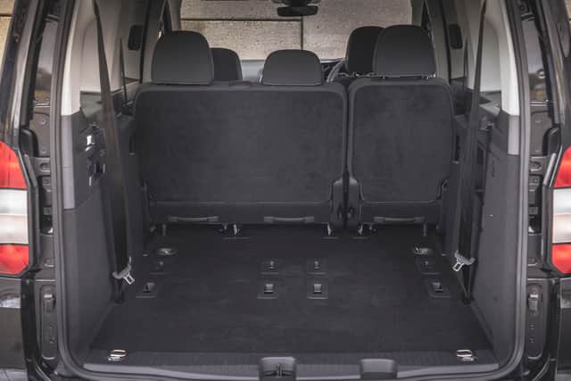 With the rear seats removed, the Grand Connect Tourneo's boot space is massive (Photo: Ford)