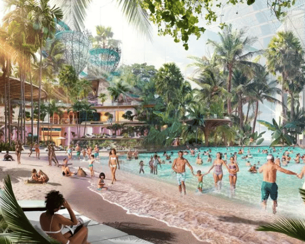 CGI image of what Therme could look like