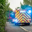 Two fire engines (Stock photo)