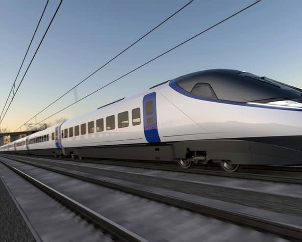 According to a leaked photograp, the government is said to be possibly planning on scrapping the Birmingham to Manchester HS2 phase in order to cut down on costs. (Credit: PA)