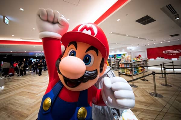 Super Mario computer game characters like Mario, pictured, feature in new Aldi deals