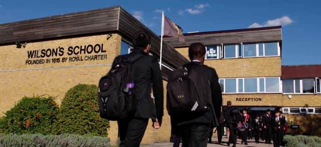 Wilson’s School in Wallington was awarded state and grammar school of the year