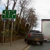 Police released footage showing a string of heart-stopping near-misses on the roads of Staffordshire.  