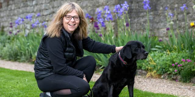 Former guide dog has £5k operation to stop her from going blind.