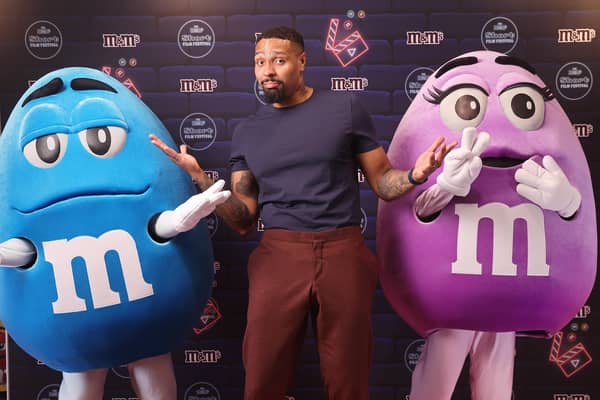 Jordan Banjo attends the premiere event for M&M'S Short Film Festival. The initiative sets to promote the next generation of up-and-coming filmmakers