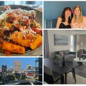 NationalWorld reporter Rochelle Barrand (top right photo on the left) enjoyed a weekend away at CitySuites II Aparthotel in Manchester, including an overnight stay and a meal. Photos by Rochelle Barrand.