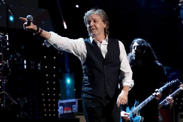 Sir Paul McCartney has announced a series of UK tour dates as part of his "Got Back" world tour; where is The Beatles legend performing in December 2024 in the UK? (Credit: Getty Images)