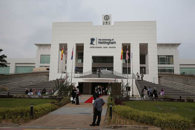 Nottingham also boasts two international campuses, including this one in Malaysia (Photo: Peter Macdiarmid/Getty Images)