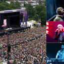 (Top to bottom) Liam Gallagher, Shirley Manson and Calvin Harris are among the names heading to Glasgow Green for TRNSMT 2024 - but who is set clashing this year with who? (Credit: Getty Images)