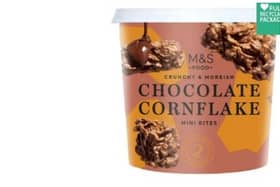 M&S is recalling chocolate cornflake mini bites as they may contain nuts and gluten, which is not on the label Picture: M&S