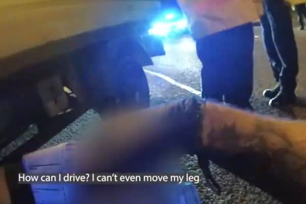 Dangerous driver's dim response after police chase