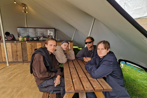 Wunderhorse before making their Boardmasters main stage debut