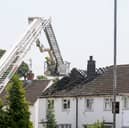 The house in Greenvale Avenue in Birmingham which was struck by lightning
