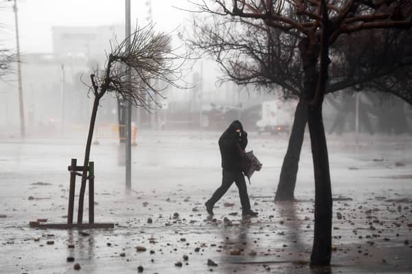 Tourist hotspots in Europe have been evacuated due to extreme storm warnings. (Photo: AFP via Getty Images)