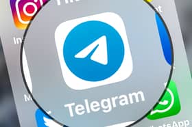 Telegram app on a phone. Photo: DENIS CHARLET/AFP via Getty Images