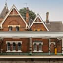 The dream home for commuters is up for sale - in a station house in Westhumble, north of Dorking in Surrey.