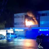 The fire at the flat on Chase Road in Burntwood