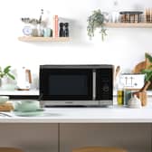 The Salter Duowave is a great space-saving device