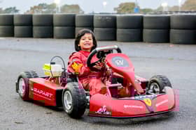 Raef Virdee (4) at Daytona go-karting in Tamworth