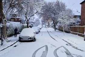 Sheffield has woken up to snow this morning.