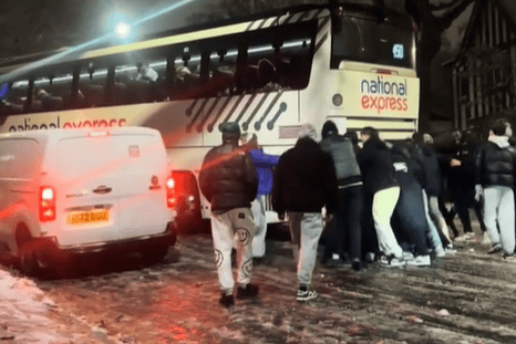 Locals jumped into action in Nottingham