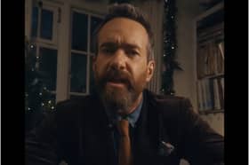 Matthew Macfadyen as The Detective in Waitrose Christmas advert. Photo: Waitrose/ Twitter