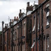 A row of terraced houses.