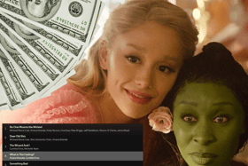 How much has "Wicked" made through Spotify streams alone, since it was released on November 22 2024?