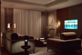 The ideal distance between the screen and sofa should be four metres, and the perfect temperature is 19 degrees