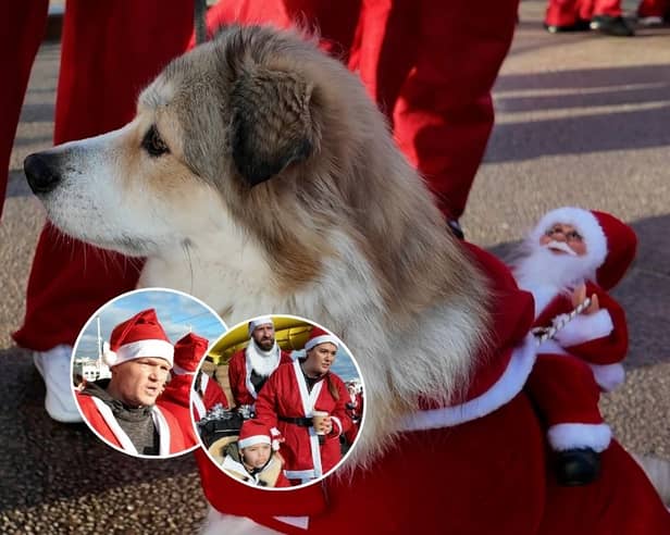 Shots! TV meet the festive runners at Blackpool Santa Dash, in a Christmas Special of Unconventional Brits