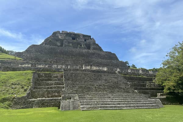 The Xunantunich ruins in Belize
