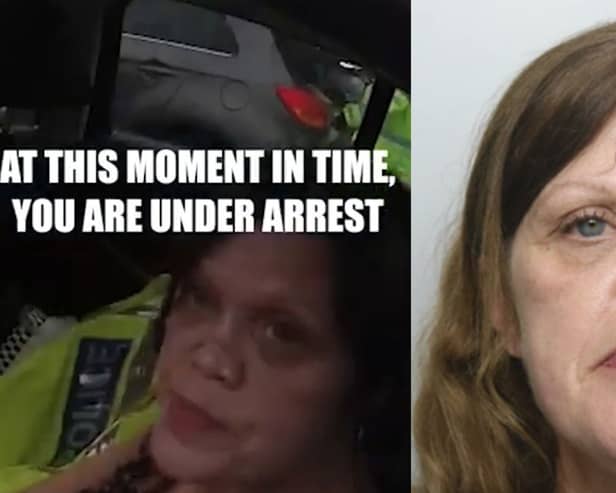Police find 9kg of cocaine worth up to £750k in Linda Lawrence's car boot.