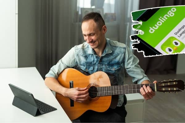 There are a number of popular apps to help you learn everything from songwriting to playing the piano