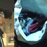 Thieves caught with £5,000 of stolen glasses.