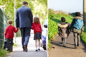 Walking to school alone can be good for a child's sense of independence, but they need to learn to do it safely
