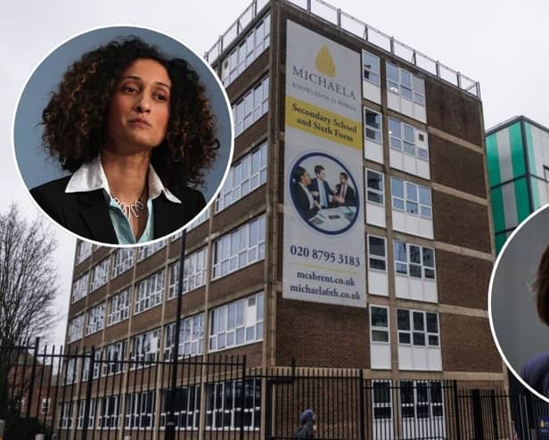 Michaela School headmistress Katharine Birbalsingh (left) hit out at Education Secretary Bridget Phillipson after a recent meeting