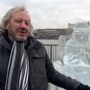 A statue has been unveiled as part of a campaign to highlight the issue of pensioner poverty this winter.