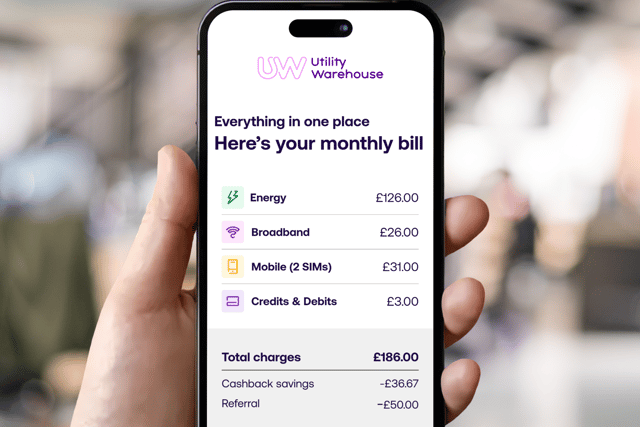 Having all your household spending on one bill makes it easier to manage money