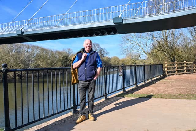 Tony Westcott, lived in Worcester over 60 years. Worcestershire locals were promised a swanky new bridge with scenic paths leading to the city aimed at getting more people outdoors.