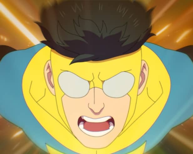 Steven Yeun voices Invincible in the Prime Video series