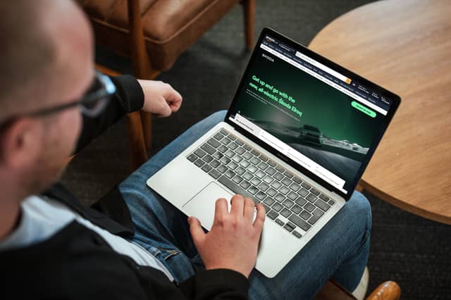 Choose a car, and book a test drive - all from the Amazon website