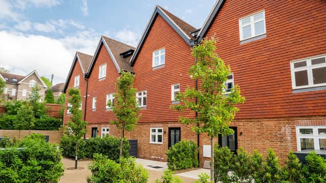 The Surrey House has been built as part of a desirable new neighbourhood development