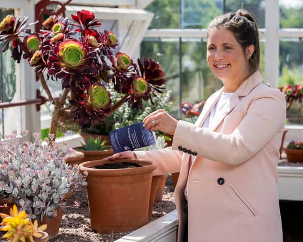 Lindsey Burrow, wife of late rugby legend Rob Burrow, plants wildflowers in his memory to mark Celebration Day (May 26) 