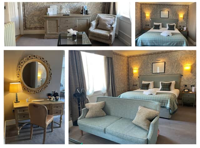 A feature bedroom at The Beverley Arms, Beverley, Yorkshire. Photo by Rochelle Barrand.