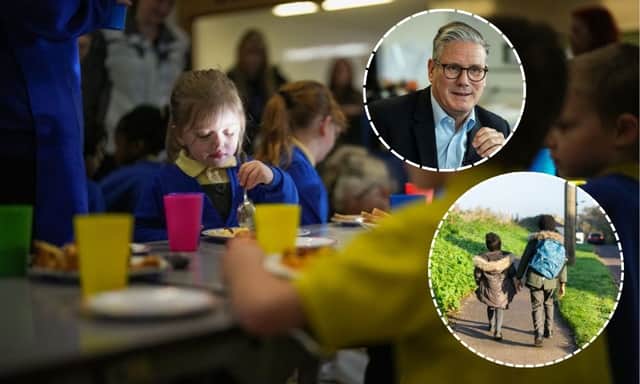 The Government says that thousands of children from struggling households had been missing out on free school meals