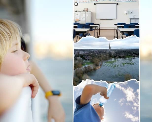 The effects of climate change could cost children days of school time each year, a government risk report says