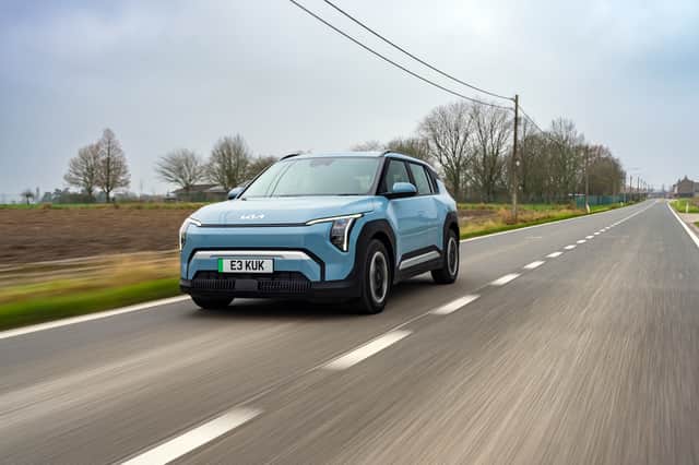 The EV3 is the smallest car in Kia's tech-filled line-up, but it's not actually all that small